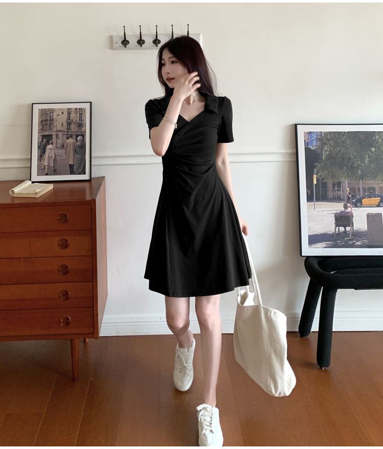 【dress】POLOネックワンピース G20433