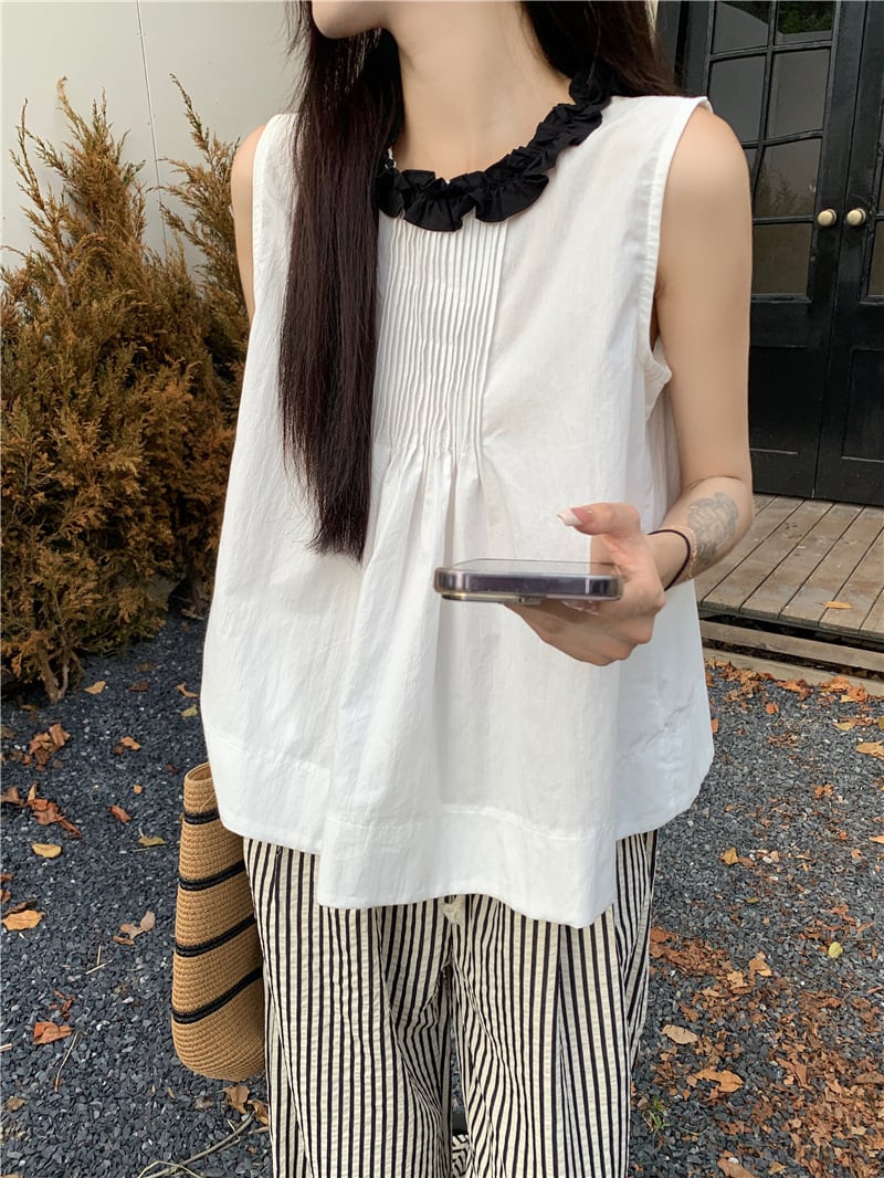 【tops】ノースリーブトップス　M24893