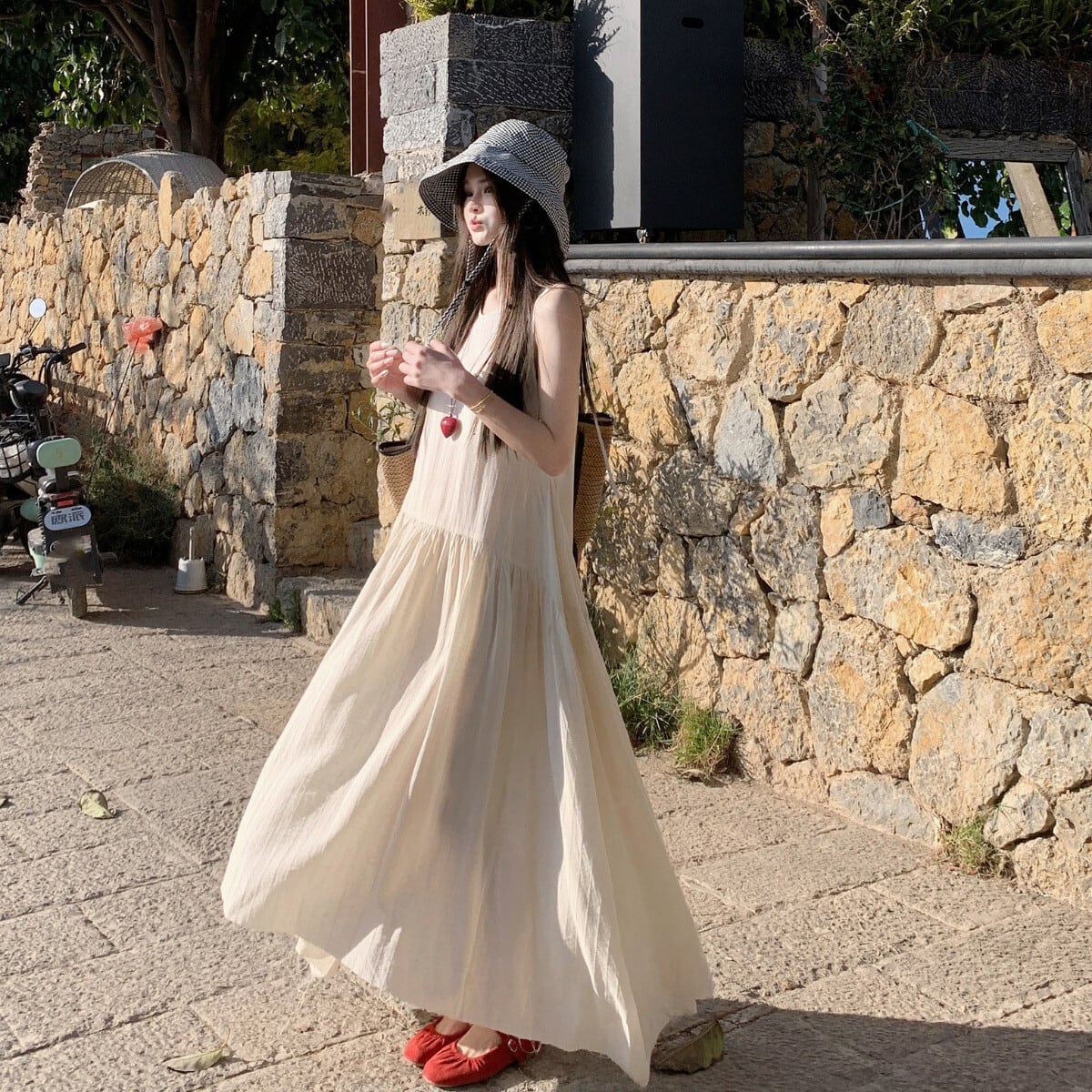 【dress】ノースリーブワンピース　M29852