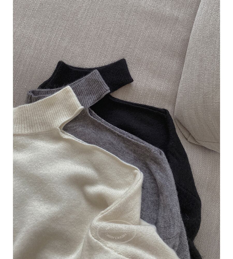 【tops】オフショルダーニットセーター　M18418