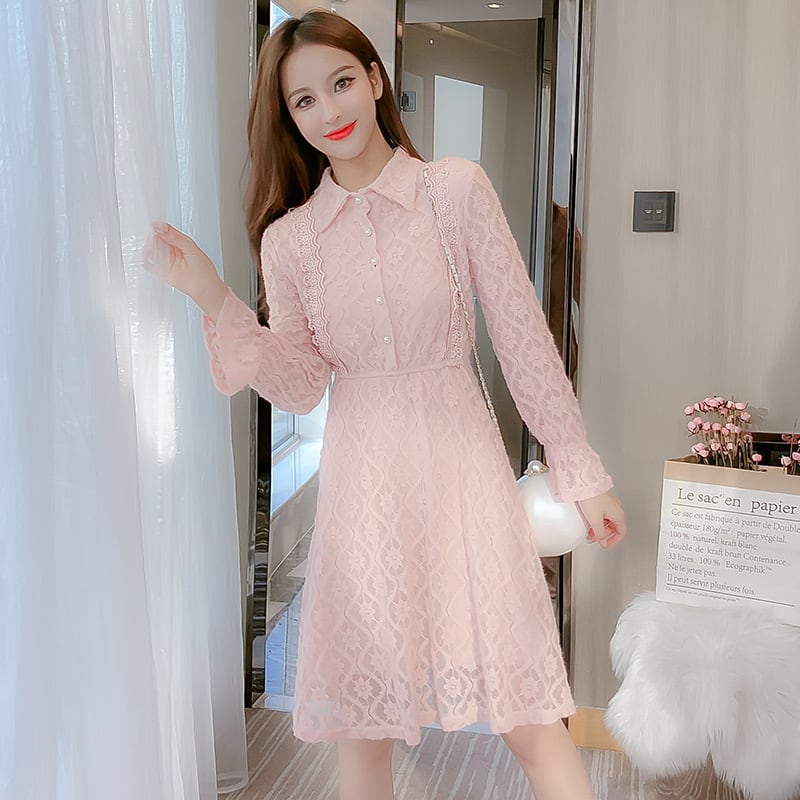 【dress】レースワンピース　M25357