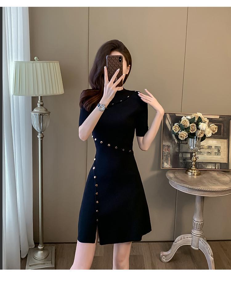 【dress】ニットAラインワンピース G21403