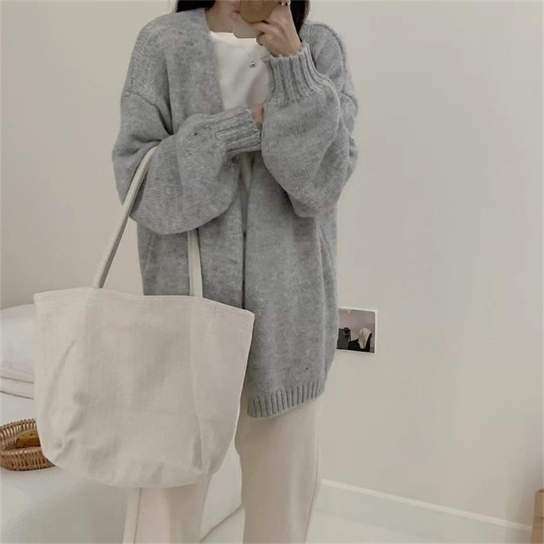【outer】Vネックニットカーデ　M25798