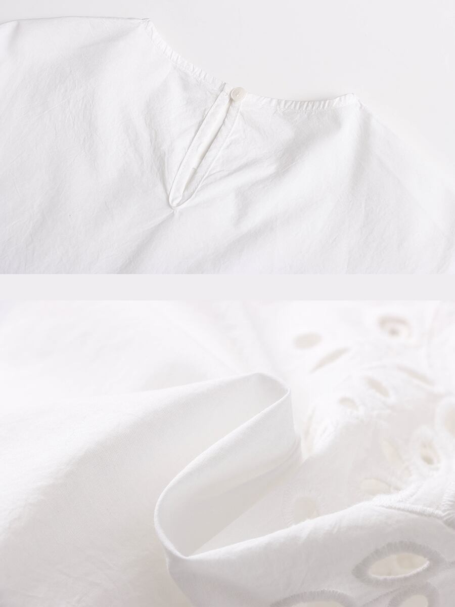 【set】アイレットレーストップス×ロングスカートセット Q8399