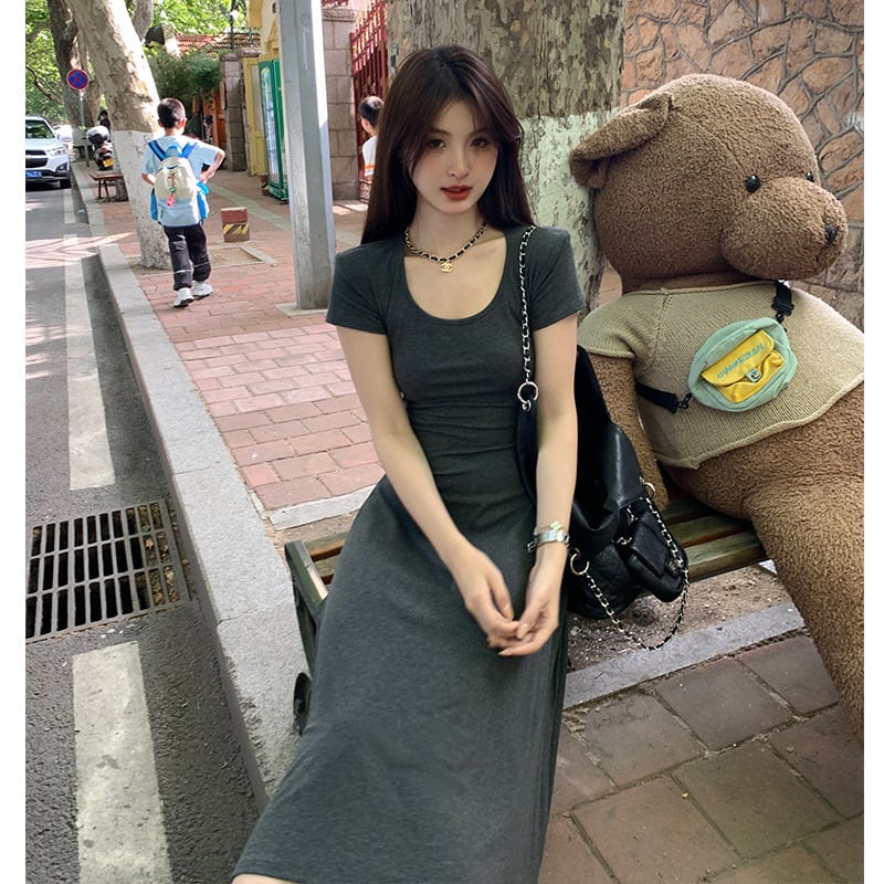 【dress】バックレスワンピース　M24579