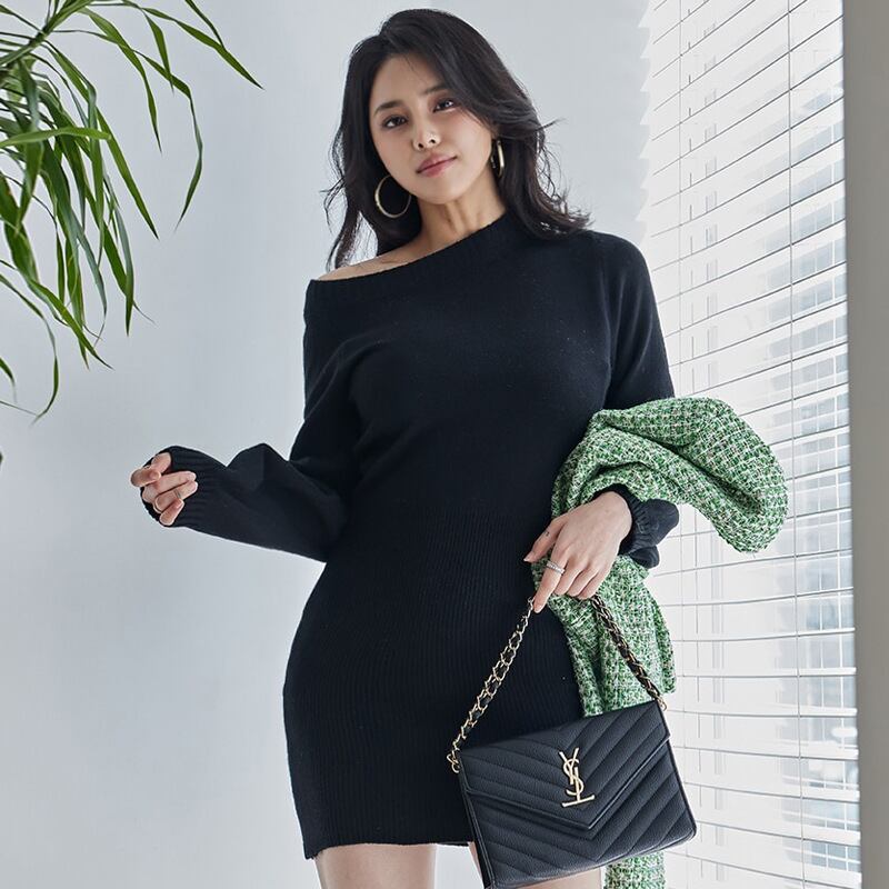 【dress】ニットワンピース　M28320