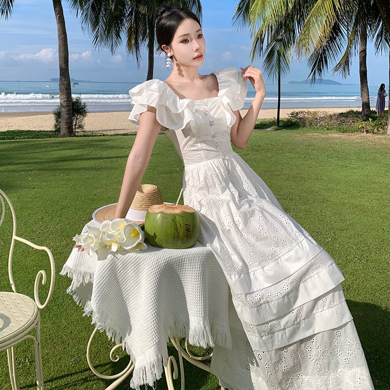 【dress】フリルワンピース　M24984