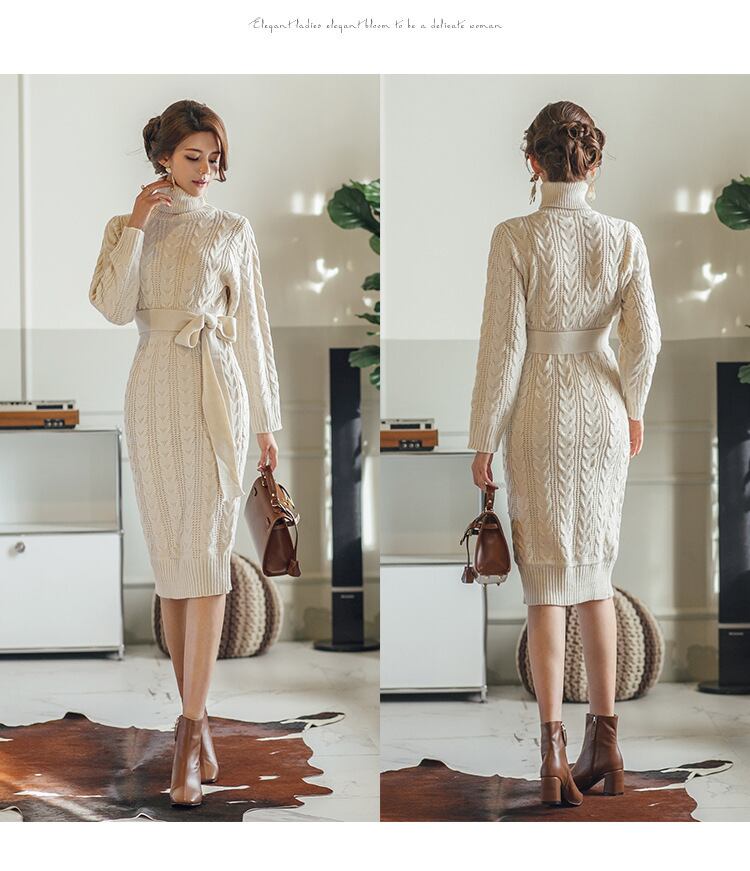 【dress】ハイネックワンピース　M18805