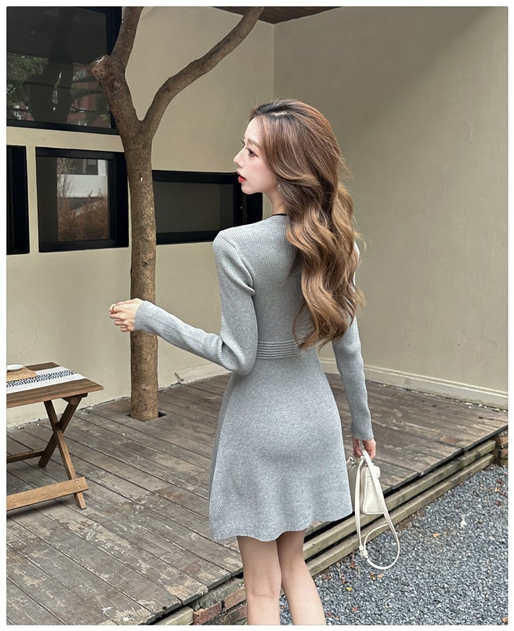 【dress】ニットワンピース　M27452