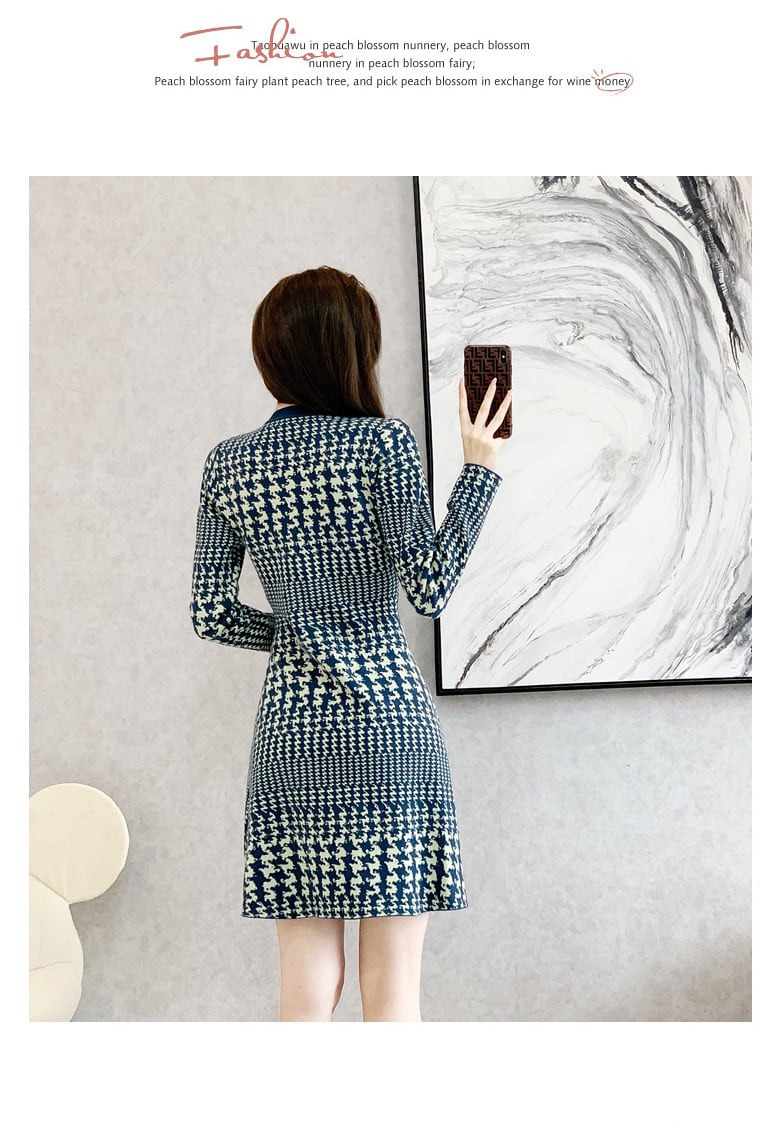 【dress】ジャカードワンピース　M25510
