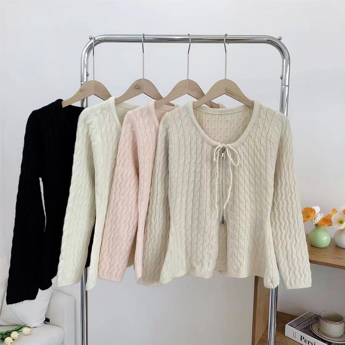 【outer】ニットカーデ　M25907