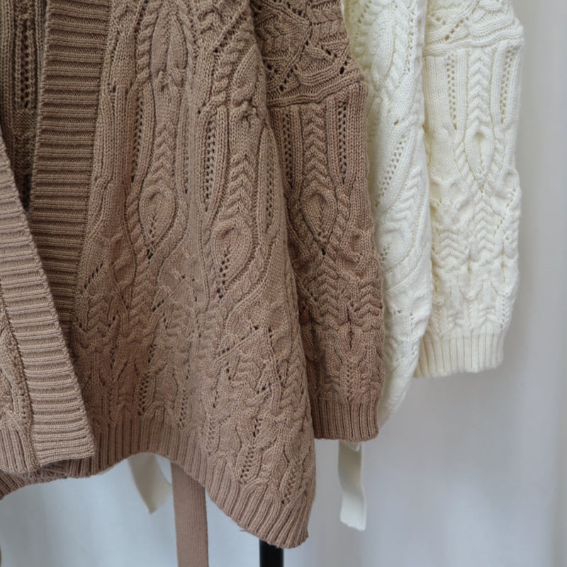 【outer】ニットカーデ　M25529