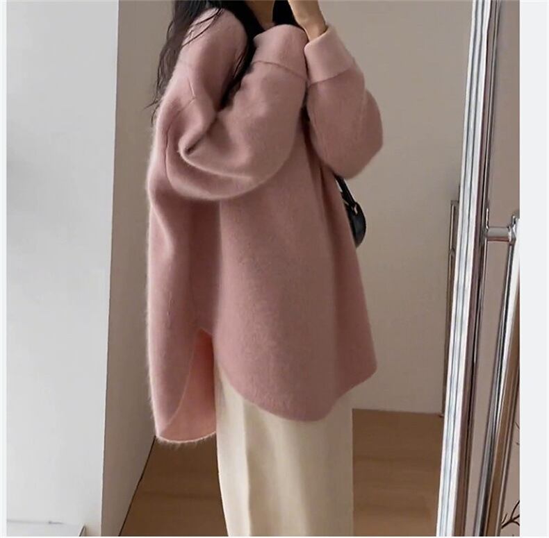 【tops】シンプルニットセーター    N2003
