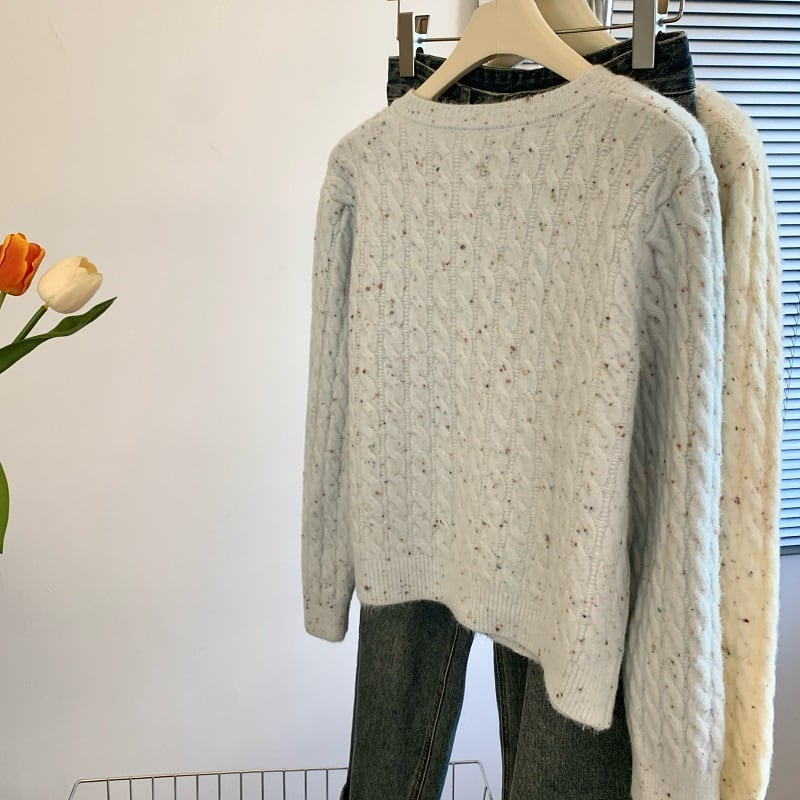 【outer】刺繍ニットカーデ　M29261