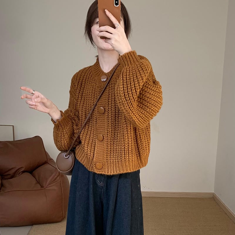 【outer】ニットカーデ　M19173