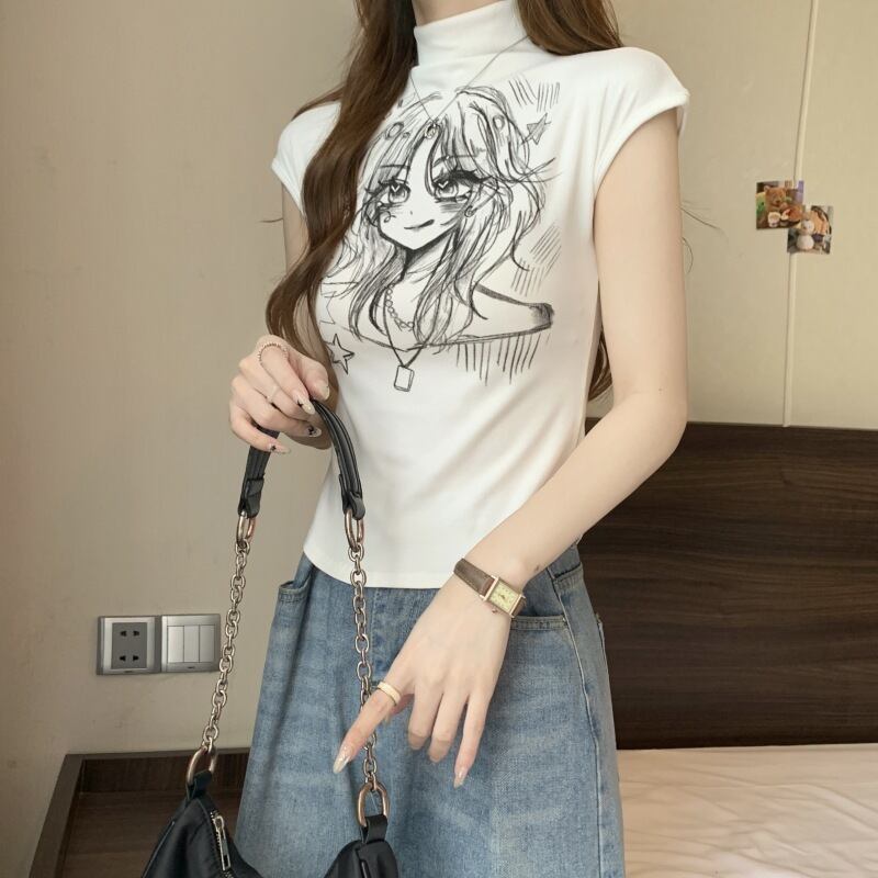 【tops】ハーフネックTシャツG20245