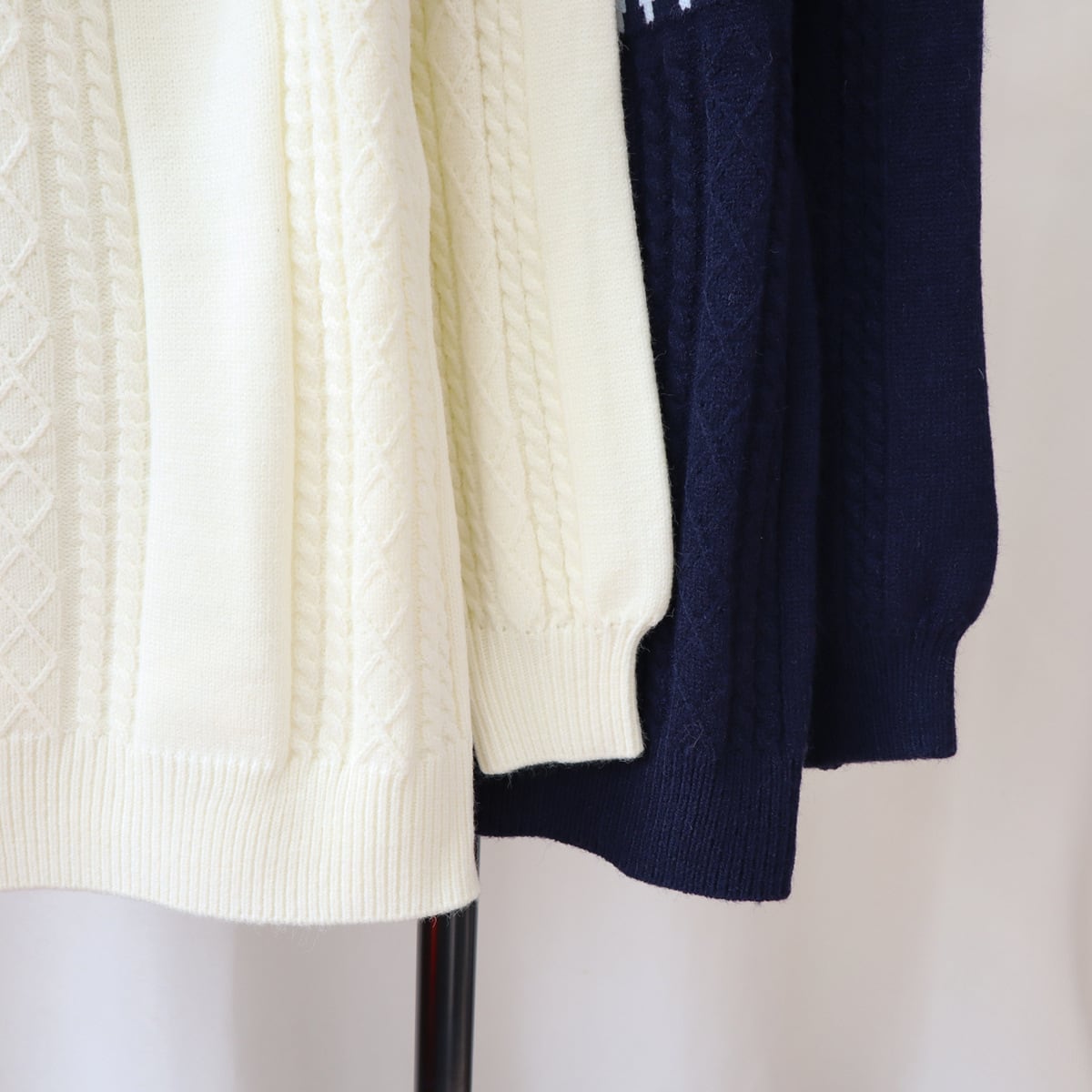 【tops】ジャカードニットセーター　M28757