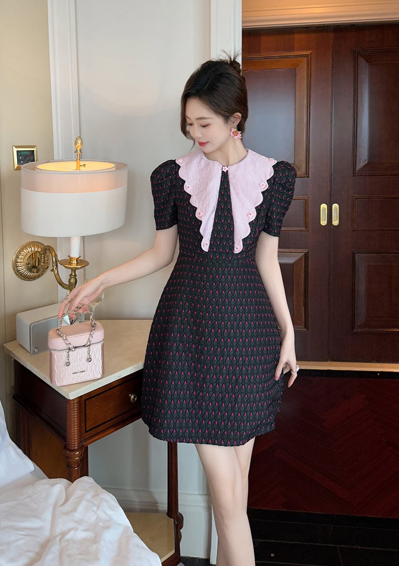 【dress】ドールカラーワンピース　M25070