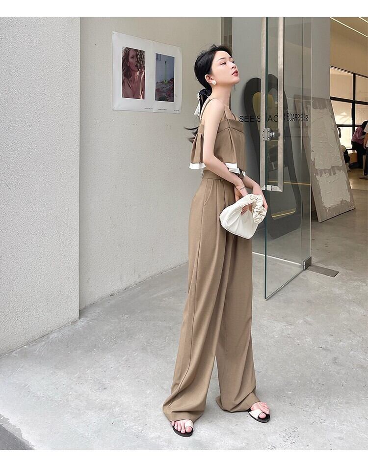 【set】トップス+ガウチョパンツ２点セットG21020