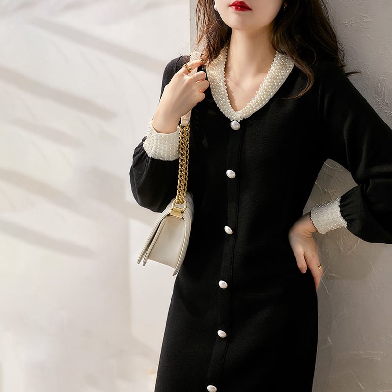 【dress】パールワンピース　M25421