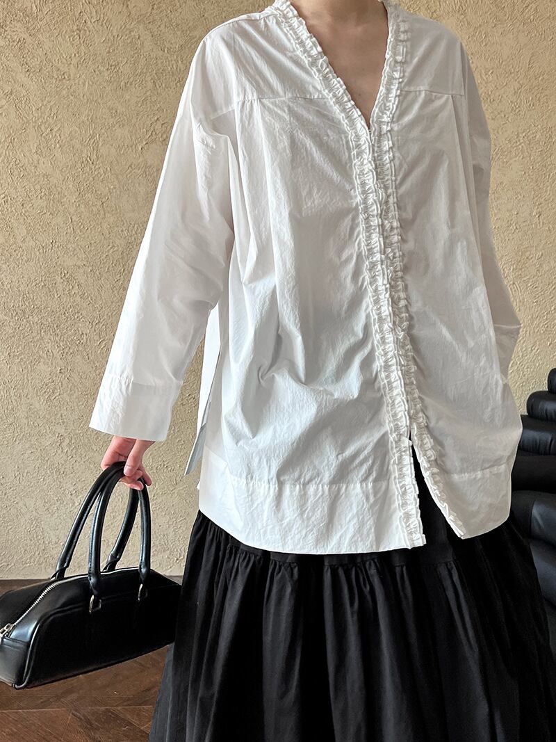 【tops】2WAYギャザーフリルトップス　N2989