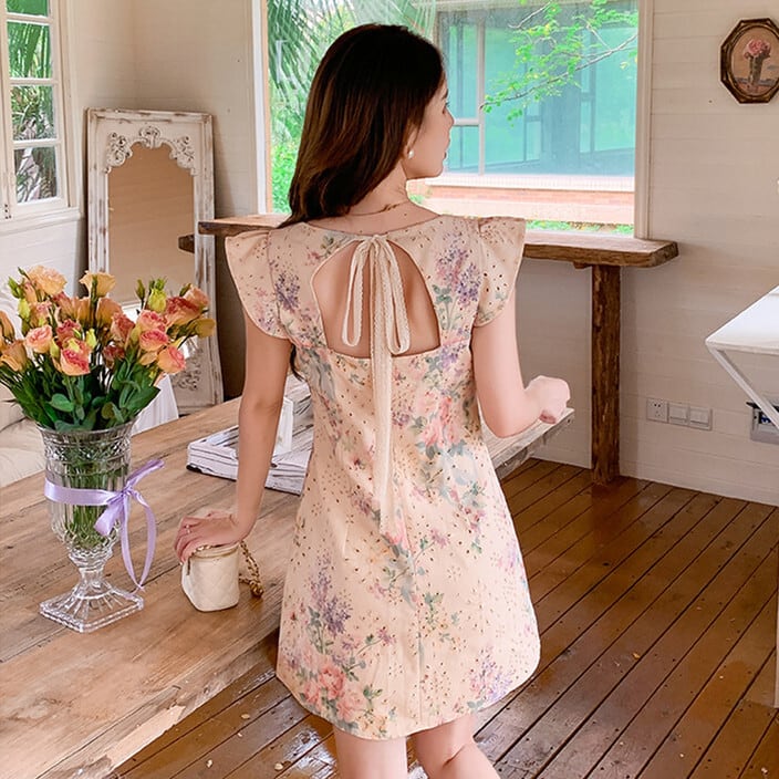 【dress】プリントワンピース　M23953