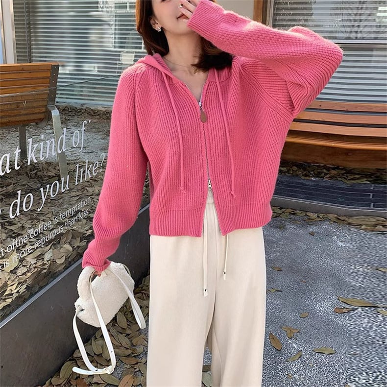 【outer】Wジップニットカーデ　M25980