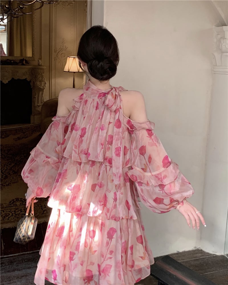 【dress】花柄ワンピース G20407