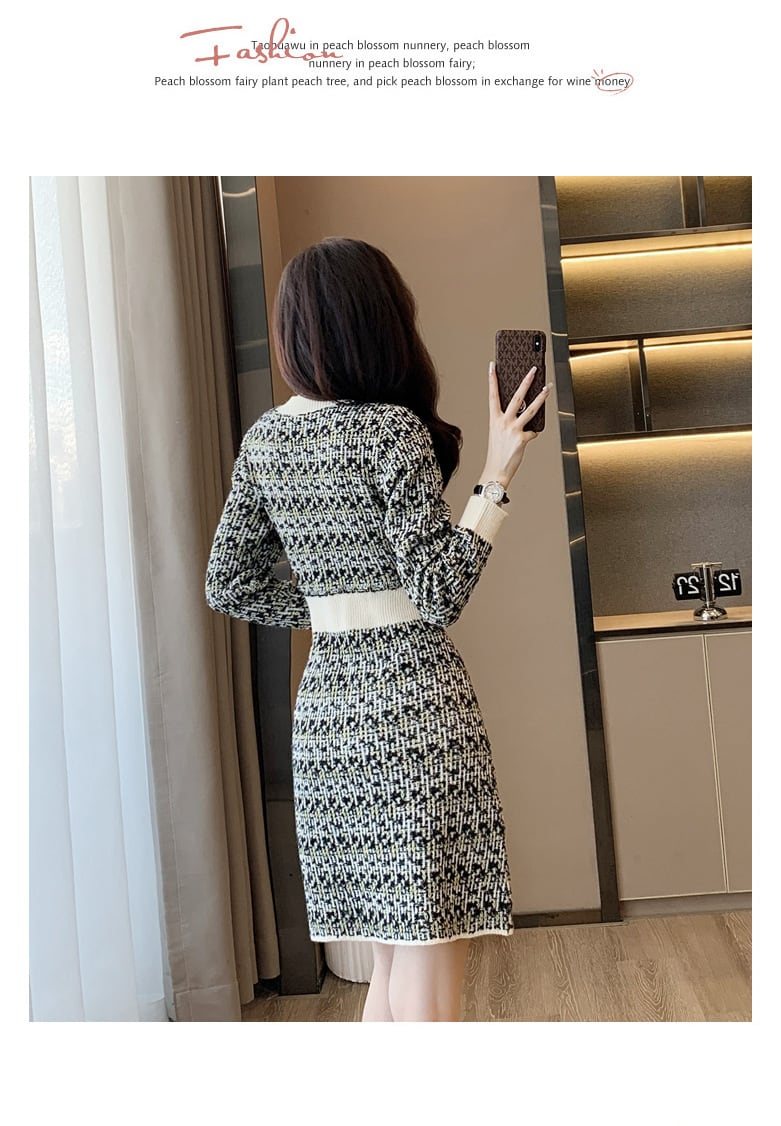 【dress】ニットワンピース　M25483