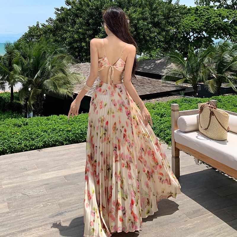 【dress】プリントワンピース　M25076
