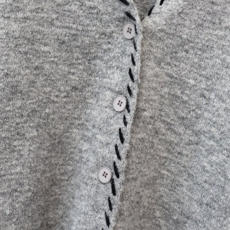 【outer】Vネックニットカーデ　M25695