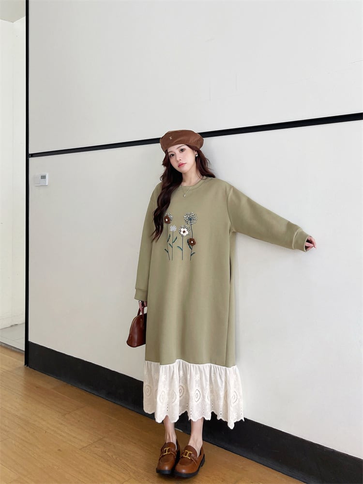 【dress】ドッキングカジュアルワンピース　M28935