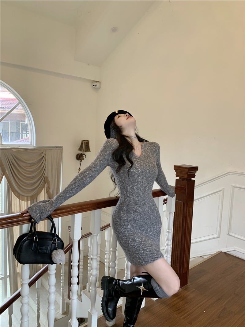 【dress】ニットワンピース　M27736
