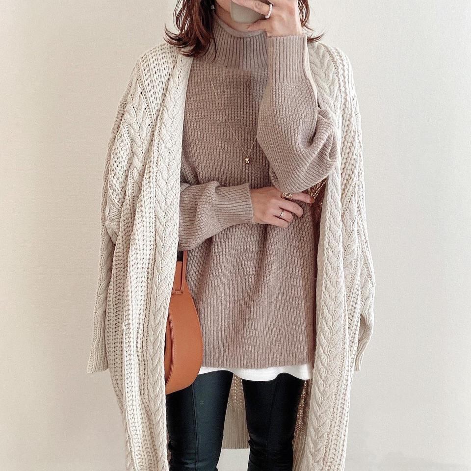 【outer】ニットカーデ　M18443