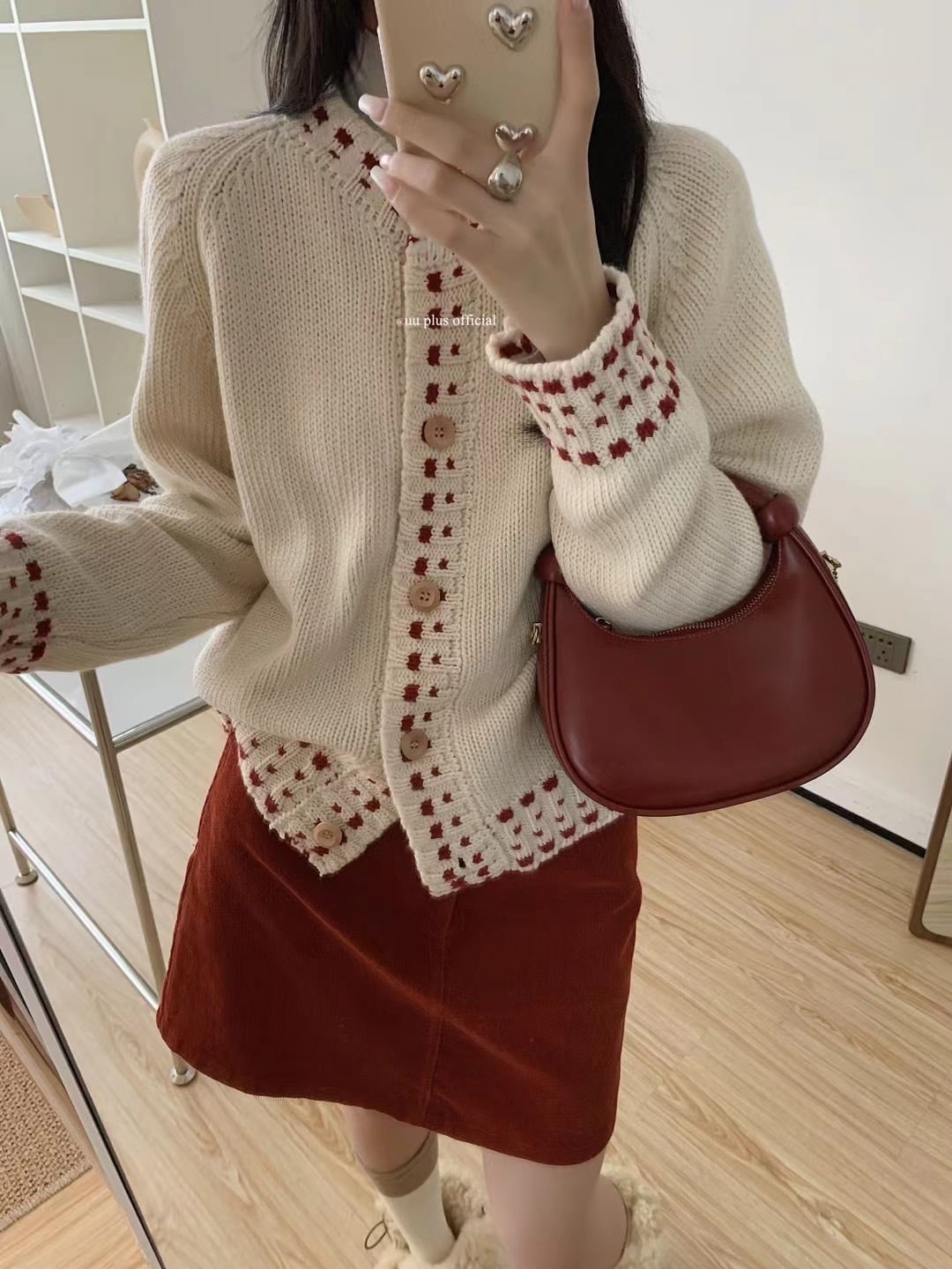 【outer】ニットカーデ　M27193