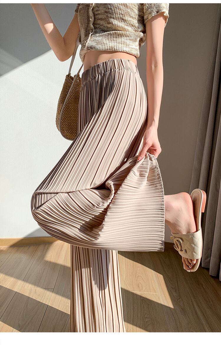 【bottoms】シフォンギャザーガウチョパンツG20984