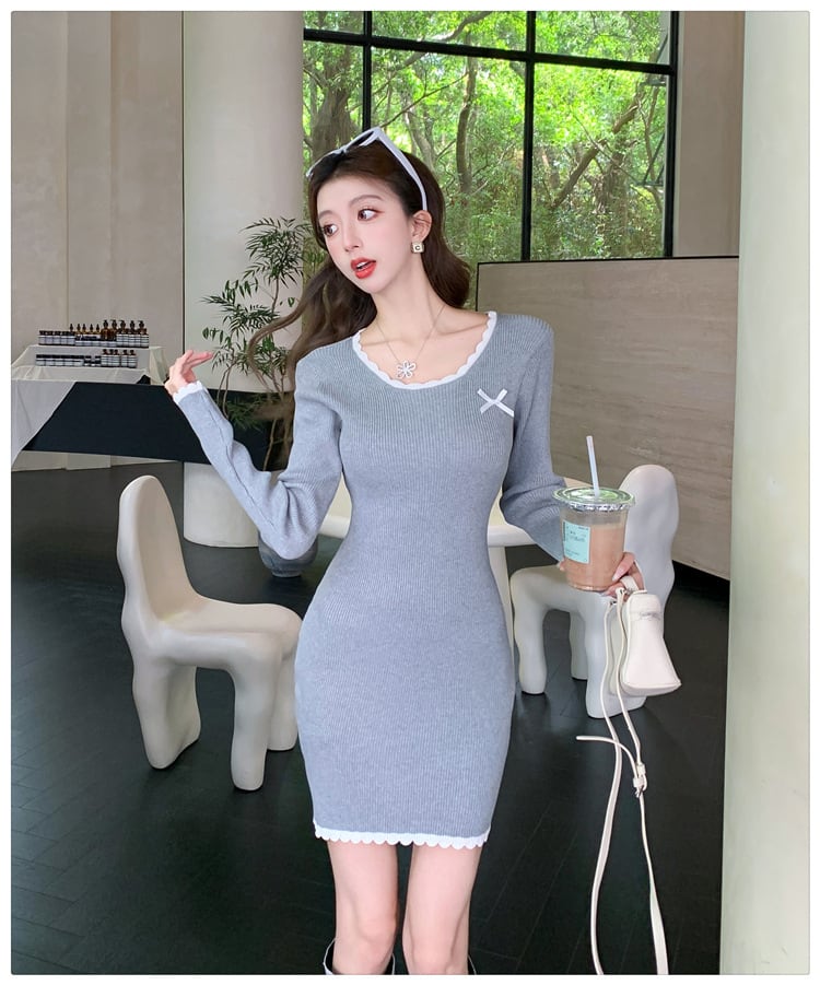【dress】ニットワンピース　M25391