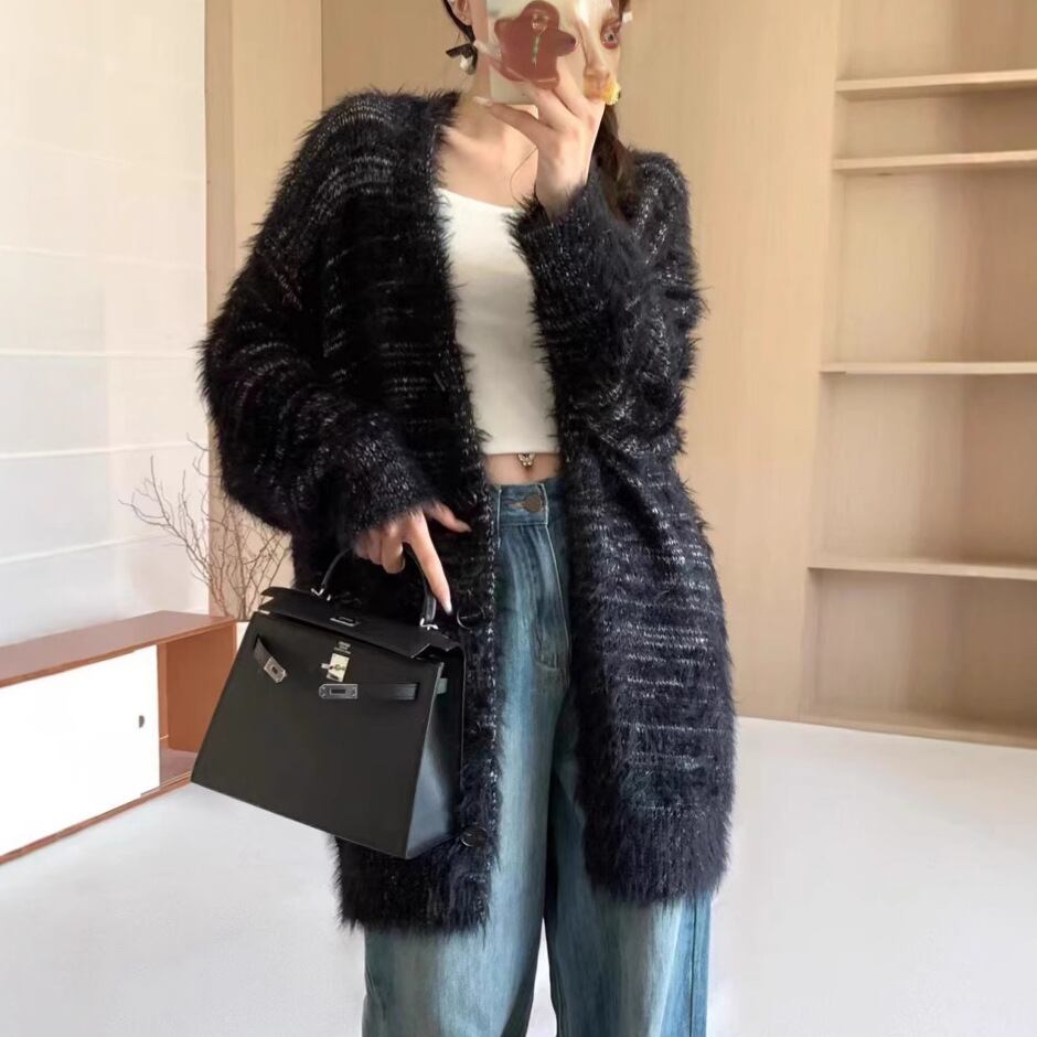 【outer】ニットカーデ　M27326