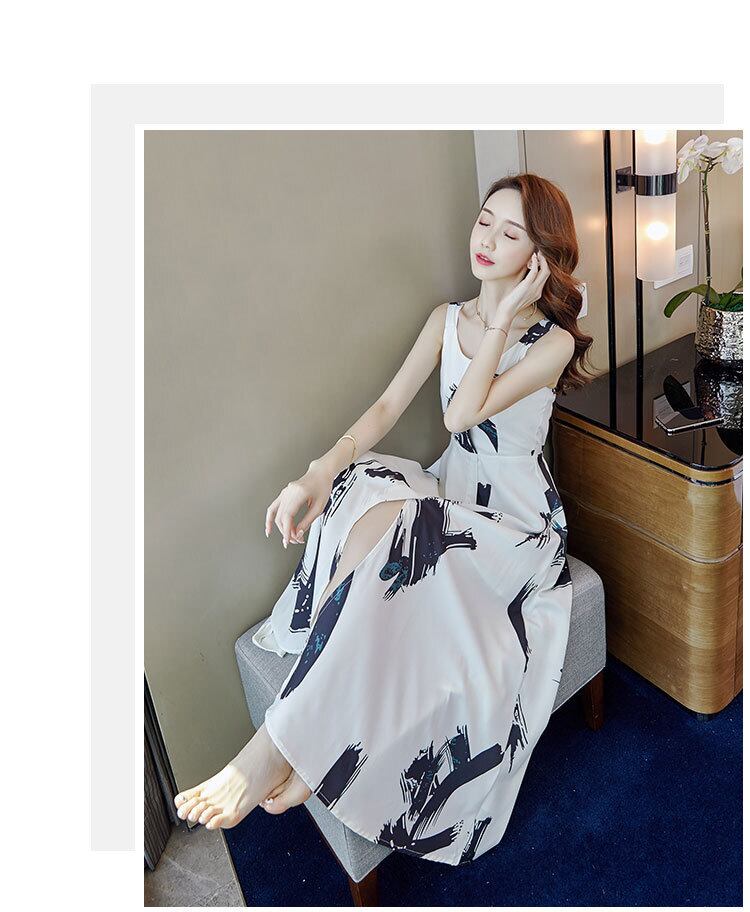 【dress】好感度UP!気質満点プリントスウィートキャミワンピース G0141