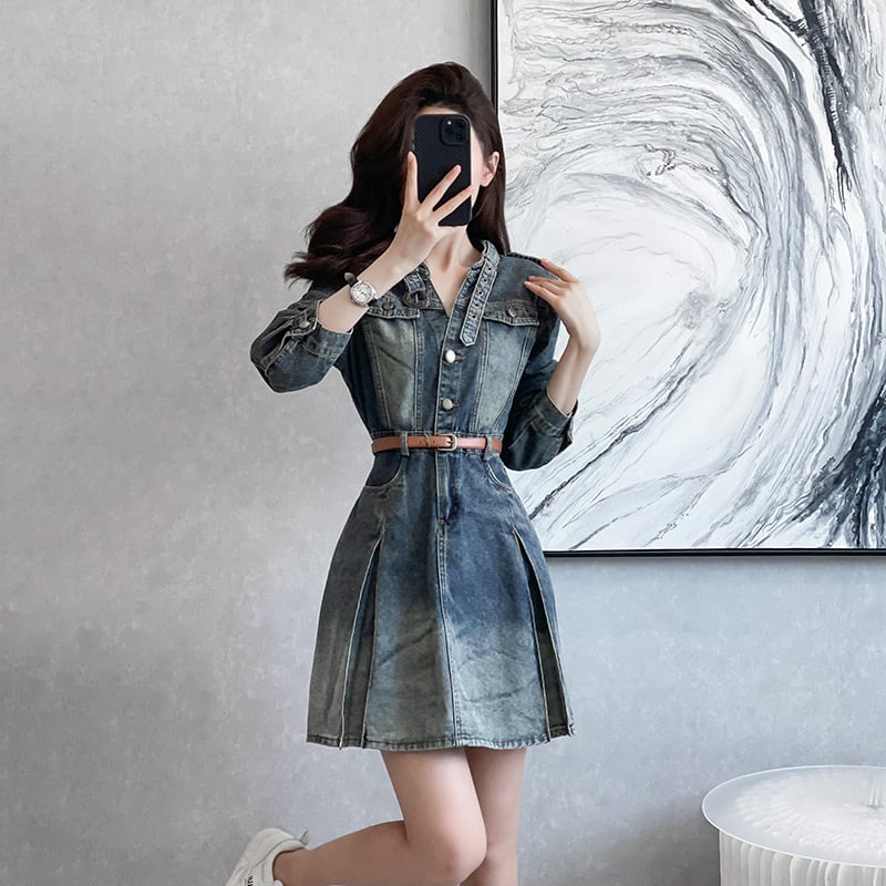 【dress】デニムワンピース　M27188