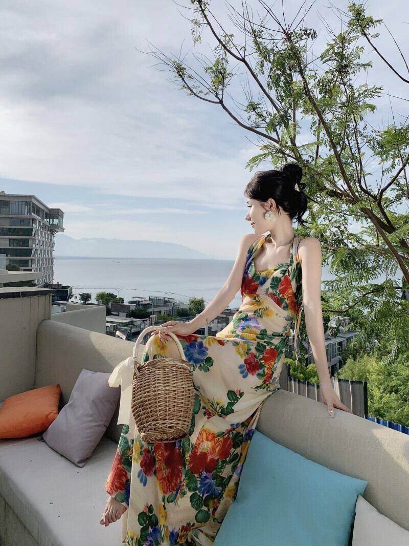 【dress】ギャルホルターネックワンピース G21097