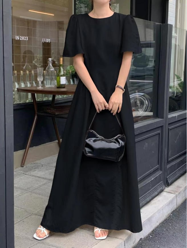 【dress】無地ワンピース　M24048