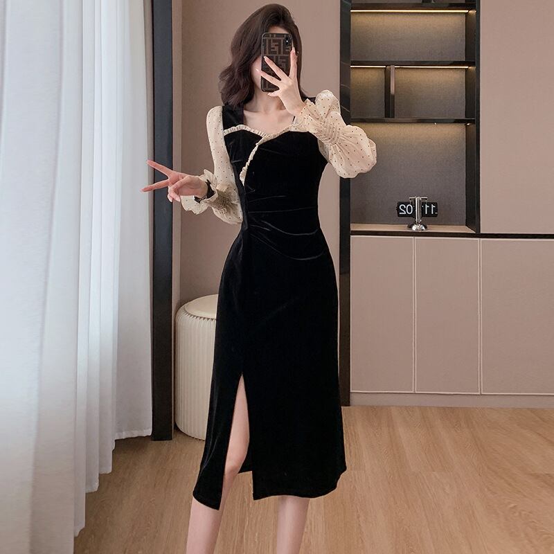 【dress】ドッキングワンピース　M19050