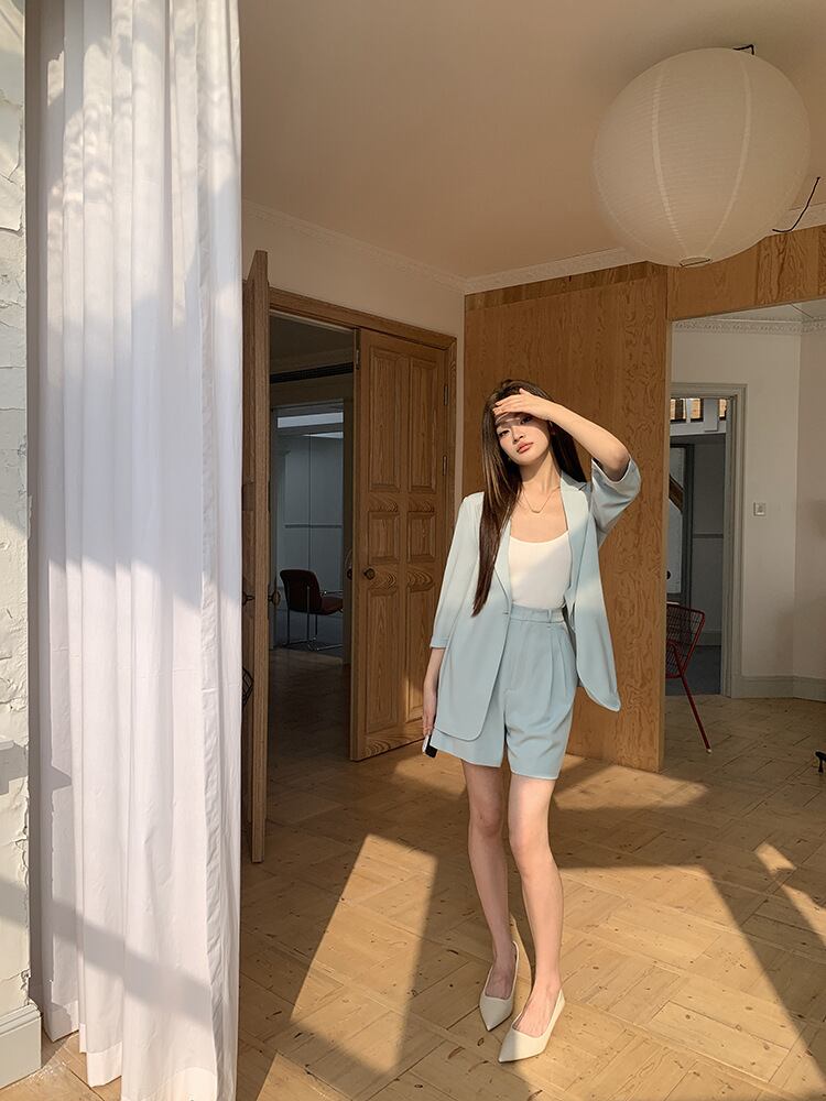 【set】スーツアウター+ショートパンツ２点セットG20630