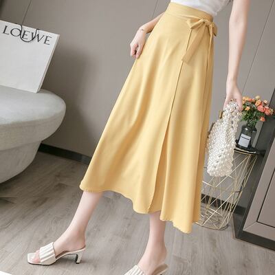 【bottoms】 清新人気デザインレディースファッションハイウエストスカート