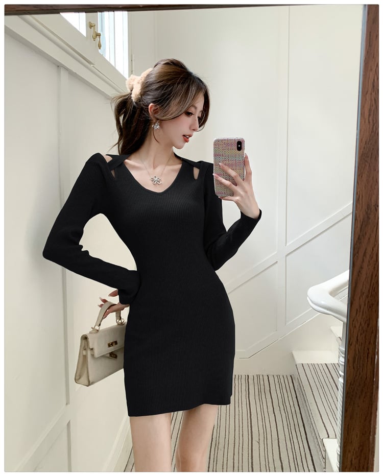 【dress】ニットワンピース　M25534