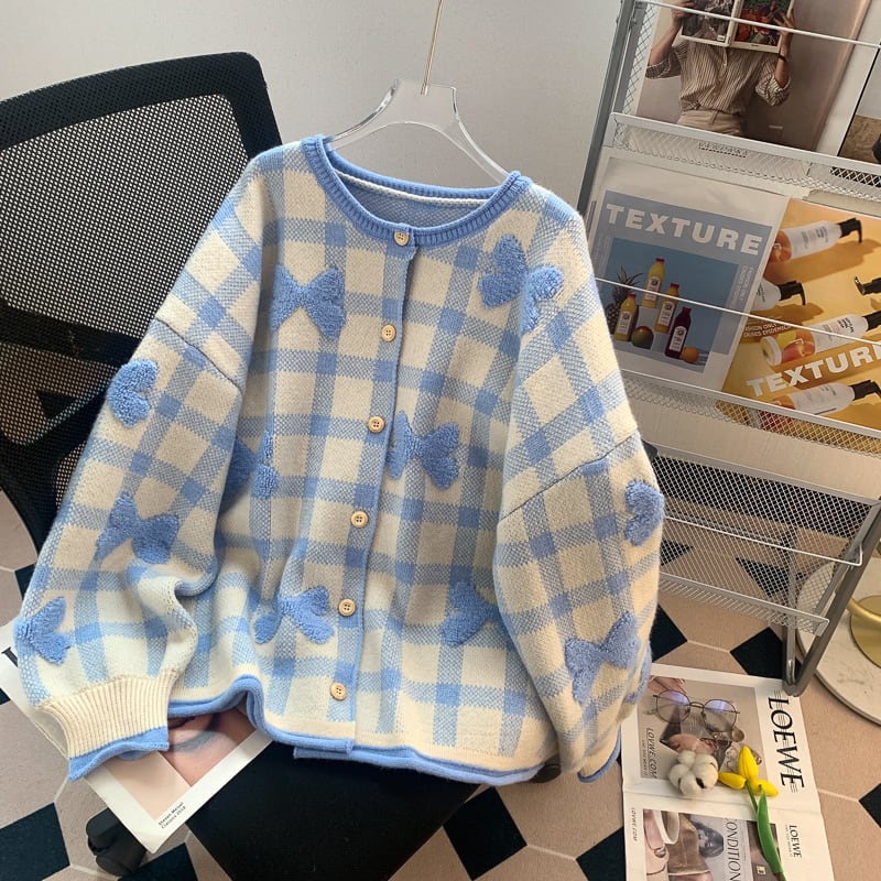 【outer】ニットカーデ　M26318