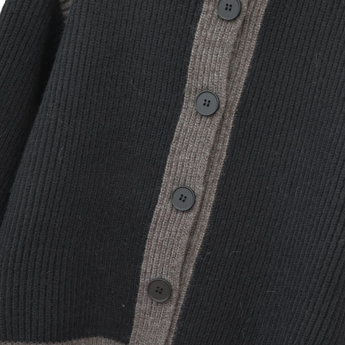 【outer】配色ニットカーデ　M18613