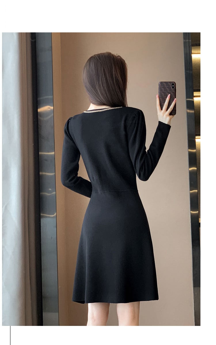 【dress】ニットワンピース　M25486