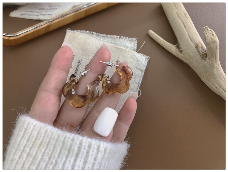 【小物】激売れ中 chicレディーススウィートサークル花形ピアスアクセサリー